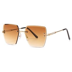 Square Gradient Lens Sunglasses